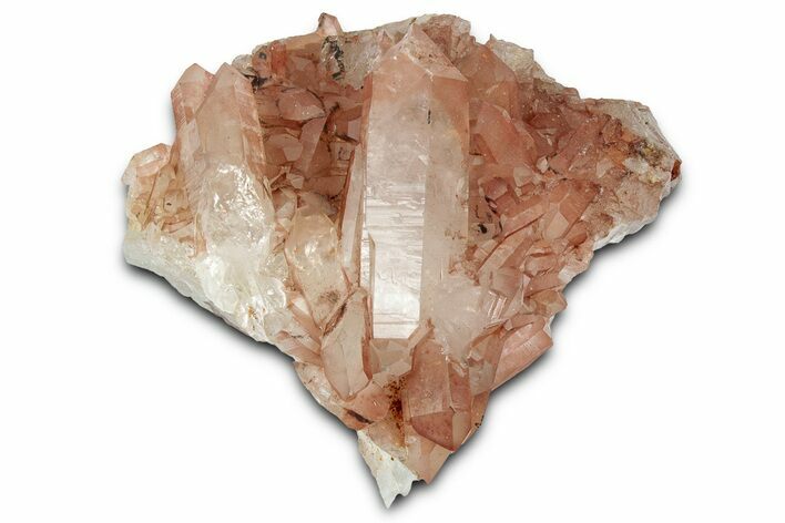 Tangerine Quartz Crystal Cluster - Brazil #328909